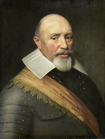 Portret van een man door Jan Anthonisz. van Ravesteyn